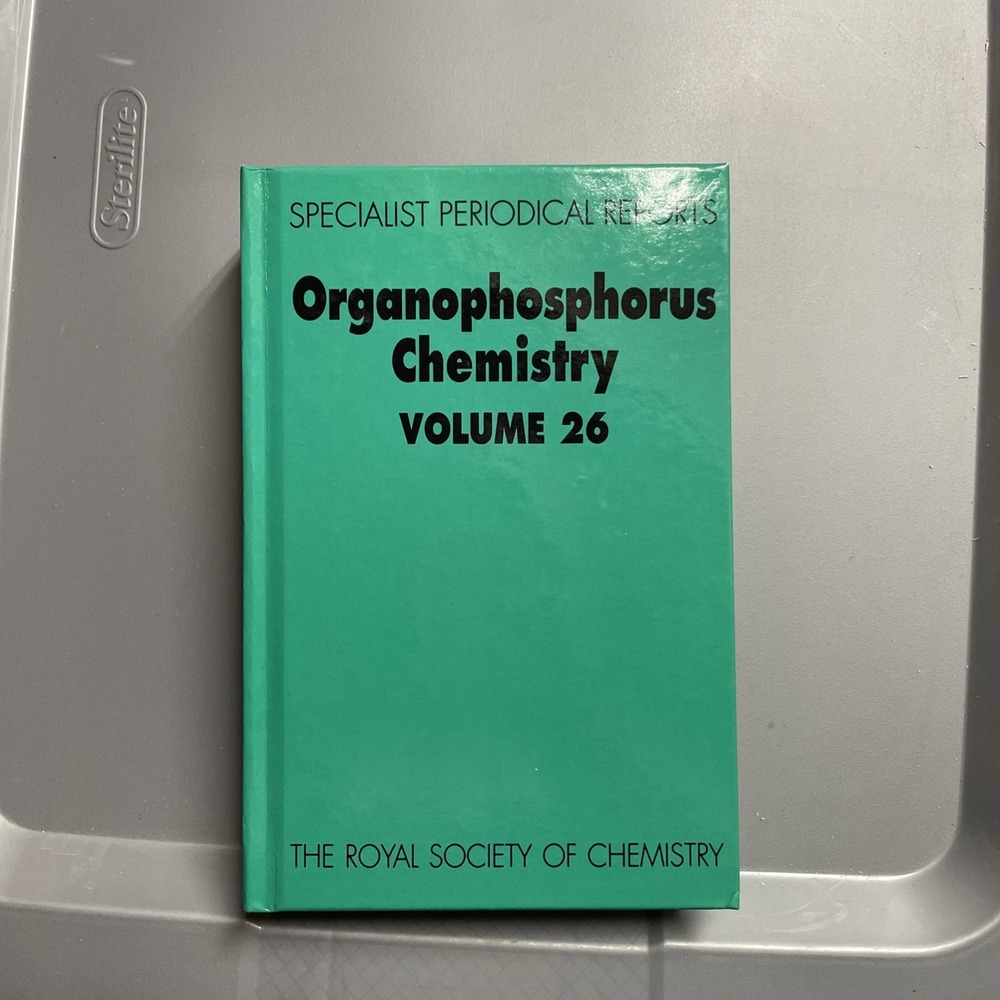 Organophosphorus‎ Chemistry: Volume 26 1st Edition 1995 Textbook Students